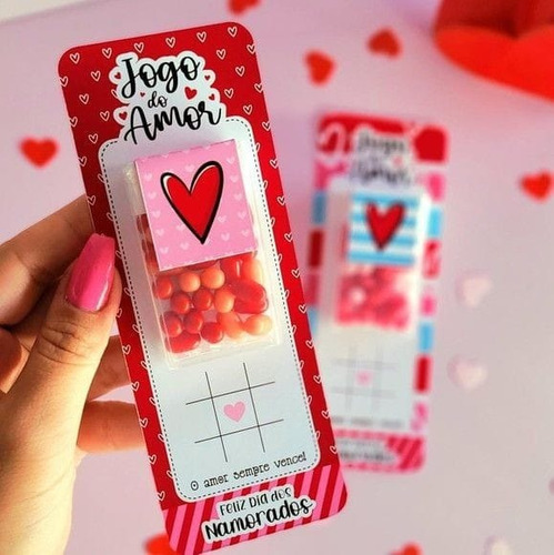 Tag Com Tic Tac Jogo O Amor Lembrancinha Namorados 30unds