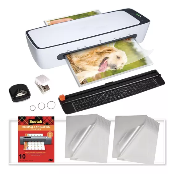  Laminadora Plastificadora Térmica Frio Caliente Kit Completo