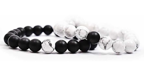 Pulseras De La Distancia - Piedras Naturales Pareja Amistad