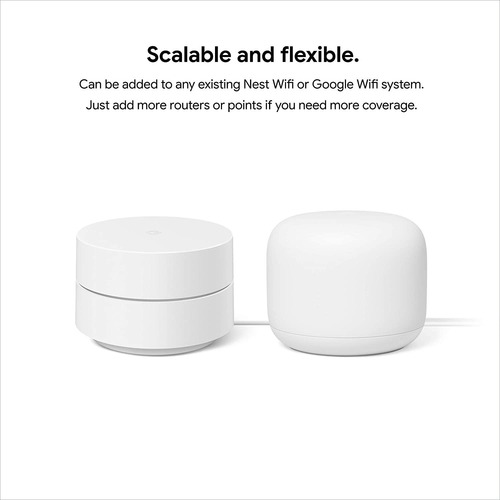Router Google Nest Wifi, Ac2200, Cobertura De 408m2, 1 U