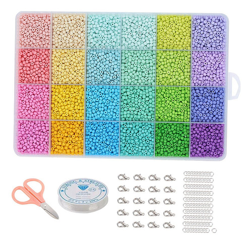 Cuentas De Vidrio For Manualidades Con Caja De Estilo B