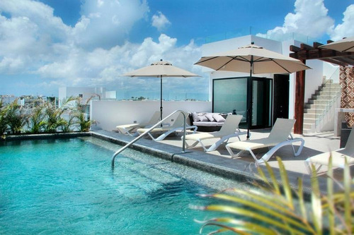Imagen 3 de 15 de Ve El Tour Virtual Departamento Nuevo En La 5a Playa Del Carmen (244)