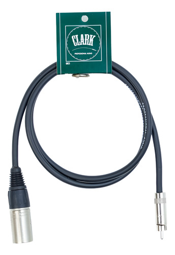 Cable Clark Audio Xlr Canon Macho A Rca Neutrik Rean 1m