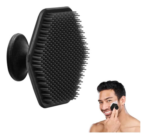 I Cepillo Limpiador Facial Exfoliante Para Hombres Silicona