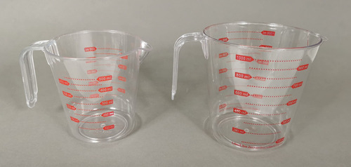 Calcastle Craft Vaso Medidor Plastico Transparente 16.9 Fl