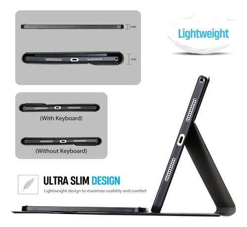 Funda Con Teclado Para Lenovo Tab M11/tab K11 Negro