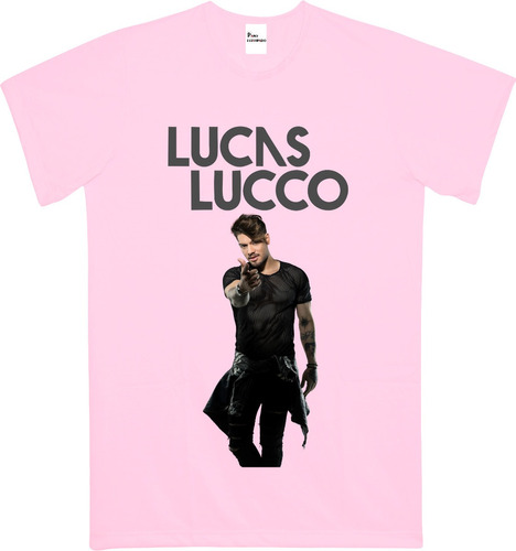 Imagem 1 de 2 de Camiseta Ou Baby Look Lucas Lucco