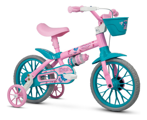 Bicicleta Infantil Aro 12 Com Rodinhas Charm - Nathor