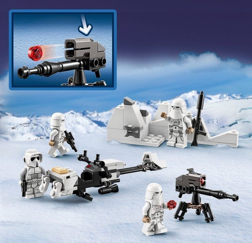 Lego Star Wars- Pack De Combate Soldados De Las Nieves 75320 Cantidad de piezas 105