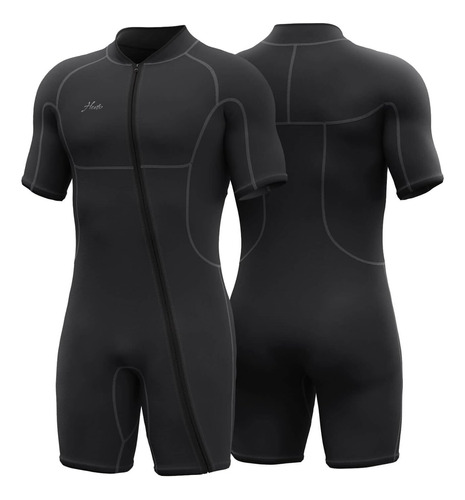 Shorty Wetsuit For Men 3/2mm Neoprene Short Sleeve Wet Suit 