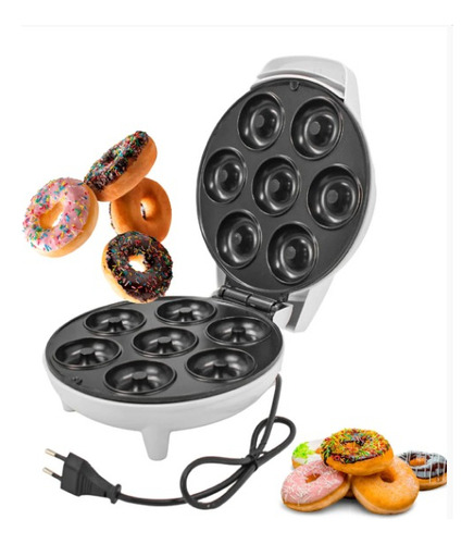 Máquina Donuts Rosquinhas Confeitaria Mini Doces Culinária Cor Preto 110