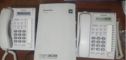 Central Telefonica Panasonic Kxtea308 Para 3lineas 8 Anexos