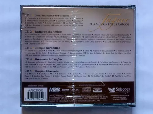 Cd Box Fagner Sua Música E Seus Amigos (5 Cds) Novo Lacrado!