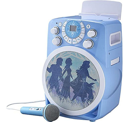 Ekids Frozen 2 Maquina De Karaoke Bluetooth Cdg Con Luces Le