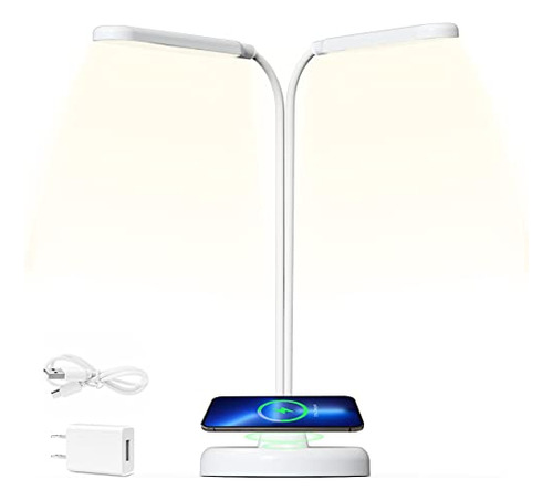 Lámpara De Escritorio Led Fxps Con Cargador Inalámbrico Lámp