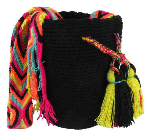 Mochila Wayuu Pequeña Unicolor 