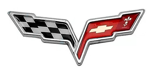 Emblema Chevrolet Corvette Alas Banderas