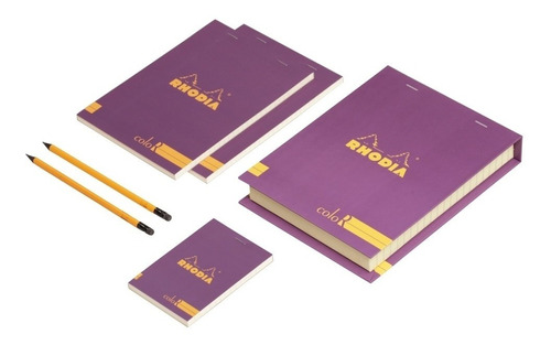 Conjunto Rhodia The Essential Color Box Purple