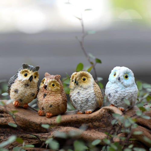 Casa De Muñecas Miniatura Animales Estatua Figuras Kits De
