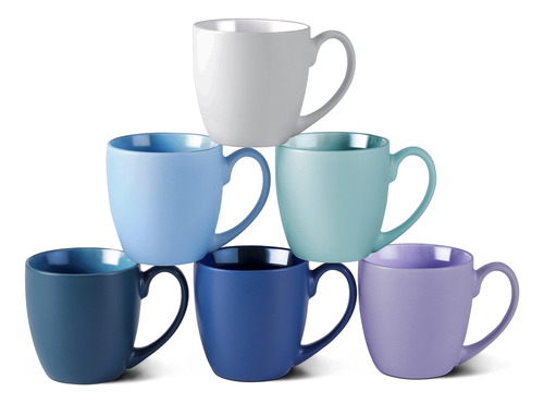 Thexxlmug Tazas De Café, Juego De 6 De 16 Onzas, Tazas De Ca