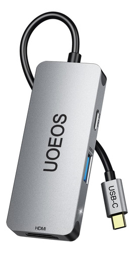 Uoeos Hub Usb C A Hdmi, Puerto Mltiple Usb C, Adaptador 3 En