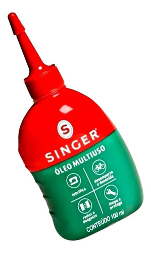 Óleo Singer Para Maquina De Costura Multiuso 100 Ml