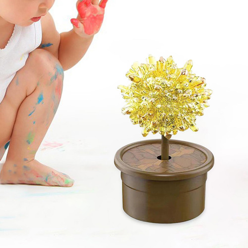 Kit De Cultivo De Cristal Novedoso, Juguete Amarillo