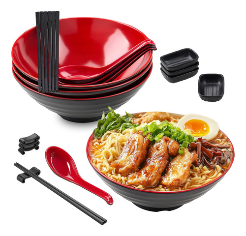 Tazón De Ramen (para 4 Personas), Juego De Tazones De