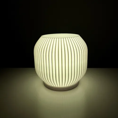 Lámpara Portátil 3d Led Inalámbrica Usb Luz Recargable 15 Cm