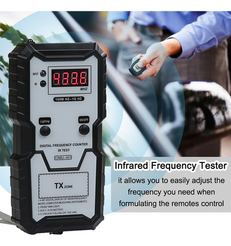 Control Remoto Coche Probador Infrarrojos Detector Luces Led