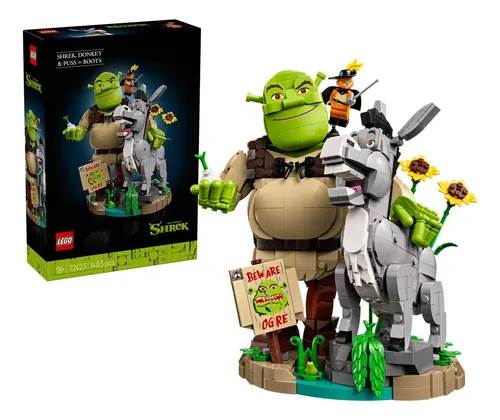 Lego - Shrek, Burro E Gato De Botas - 72423 DreamWorks 1403 Peças