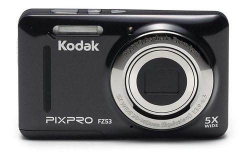 Kodak Pixpro Fz53-bk Cámara Digital 16mp Hd Zoom 5x Black 