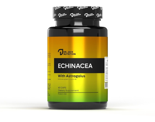 Echinacea + Astragalus - 60 Capsulas | Dr Jack Nutrition