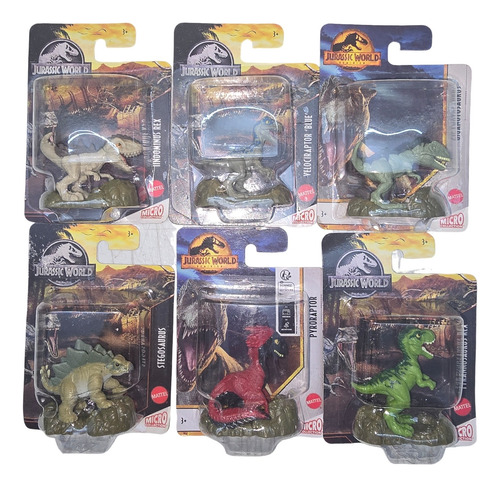 6 Minifiguras Jurassic World Micro Collection Indominus Rex