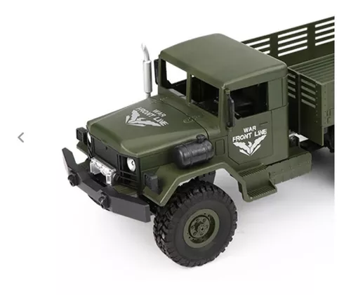 Caminhão Militar Controle Remoto 4x4 wpl B-16 6 Rodas em Promoção na  Americanas