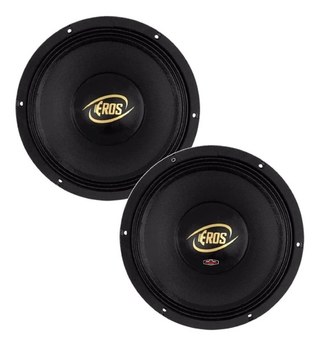 Woofer Médio Grave 2 Eros Melhor Da Linha 600w Mg 12 Pol 