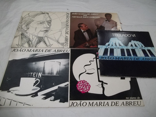Lp Vinil Joao Maria De Abreu - 5 Discos - Piano