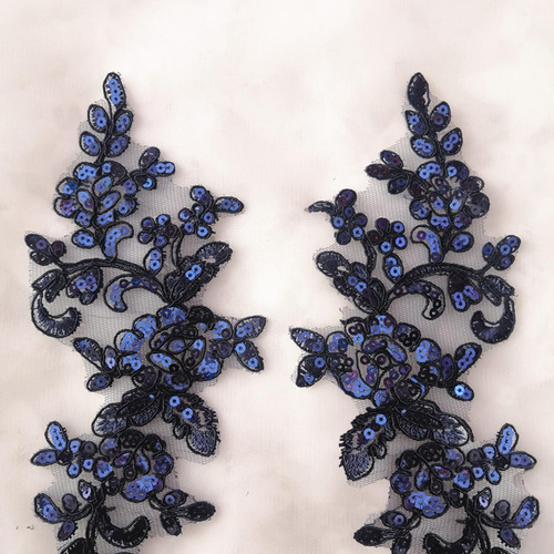 2 Uds Apliques De Encaje Decoración Adornos De Encaje Para