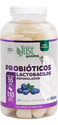 Just Probioticos Lactobacilos Arandano 110 Gomitas