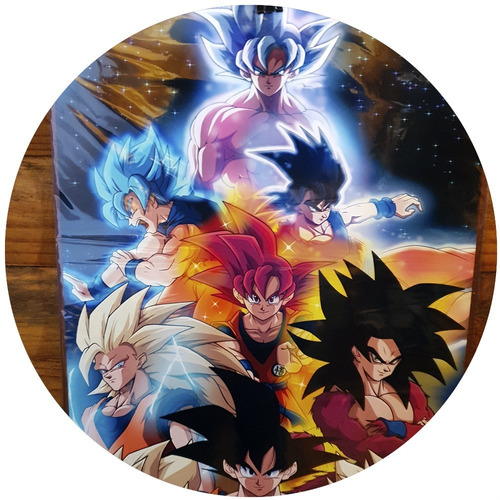 Cuadro Poster Dragonball 003, Formas Goku, Dragonball Z