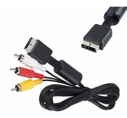 Cable Rca Para Ps1 Ps2 O Ps3 Maxima Calidad