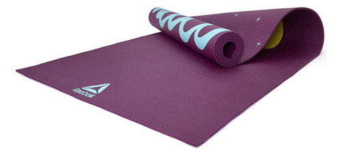 Colchoneta Yoga Mat 4mm Reversible Violeta Reebok Reebok
