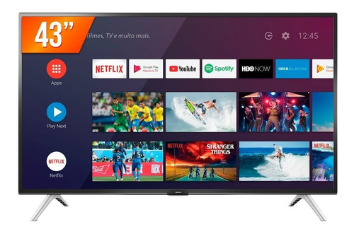Imagem 1 de 7 de Smart Tv Full Hd Semp 43 43s5300 Wi-fi Bluetooth