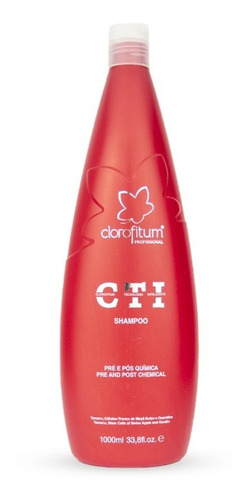 Kit 3 Shampoos 1000ml Pré E Pós-química Linha Cti Clorofitum
