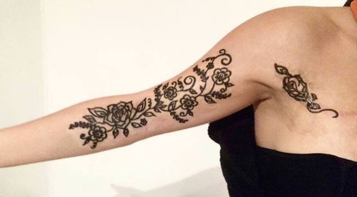 Imagen 6 de 6 de Tatuajes Temporales Henna Domicilios, Particulares, Evento
