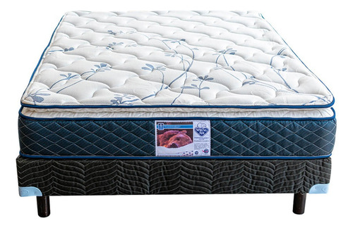 Colchón Queen Size Spring Air Carmín + Box Sp