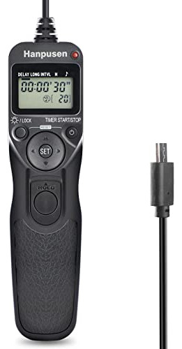 Control Remoto De Intervalómetro Con Cable Para Cámara,