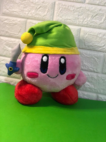 Peluche Muñeco De Kirby Con Gorro Y Espalda