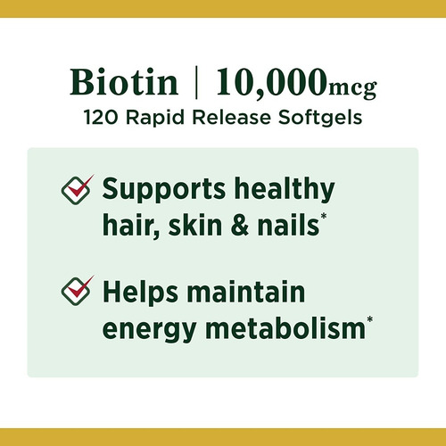 Imagen 4 de 6 de Minoxidil 5% + Biotina Premium 10,000 Mcg 120 Caps