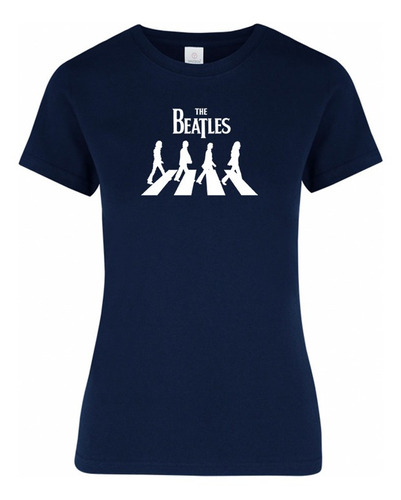 Playera The Beatles Abbey Road Para Dama